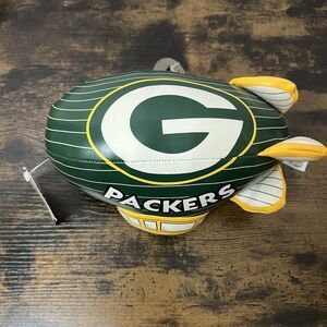 Vintage 2000 Green Bay Packers NFL Good Stuff Plush Blimp NWT NOS Suction Cup